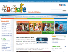 Tablet Screenshot of kidsafensw.org